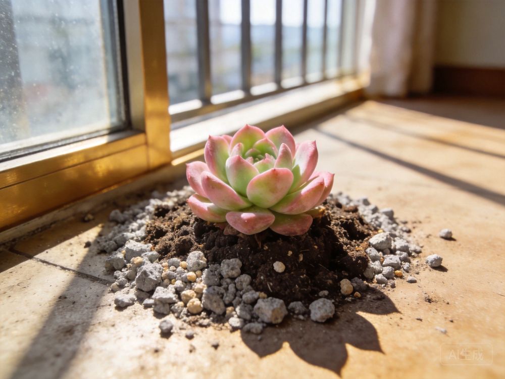 寵物骨灰盆栽-多肉植物與骨灰混合介質居家種植
